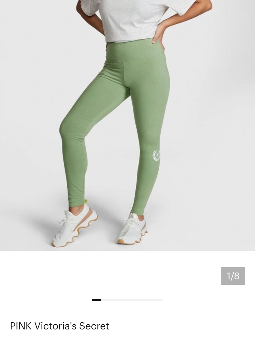 PINK by Victoria's Secret High-Waist Green Leggings